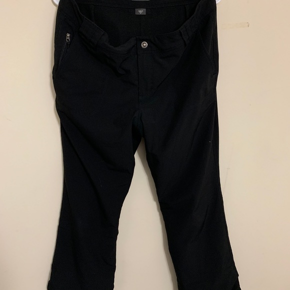 Eddie Bauer Pants - Eddie Bauer Black Fleece Ski Pants